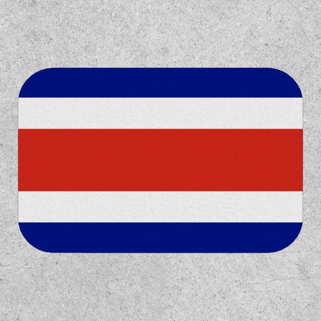 Costa Rica Civil Flag Patch (Front)