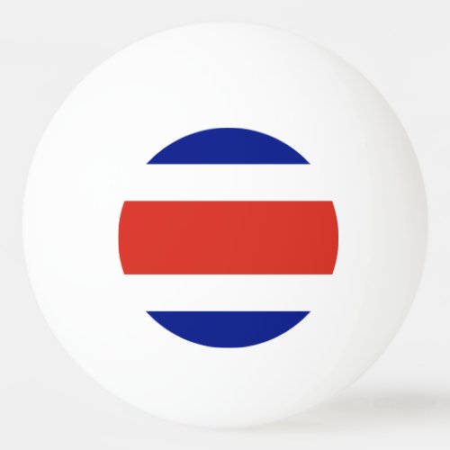 Costa Rica Civil Flag Ping Pong Ball