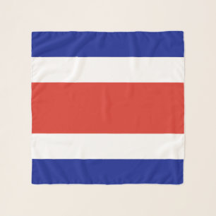 Costa Rica Civil Flag Scarf