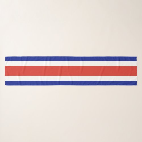 Costa Rica Civil Flag Scarf