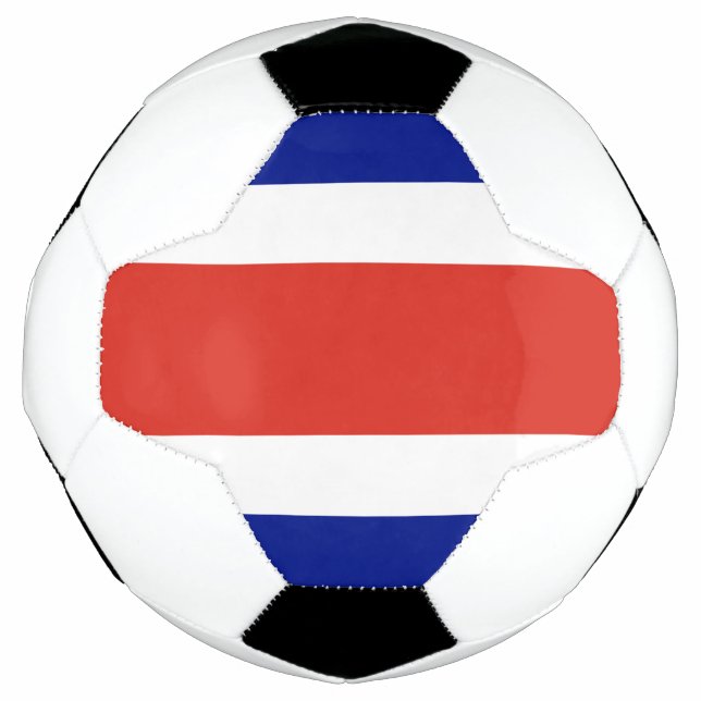Costa Rica Civil Flag Soccer Ball (Front)