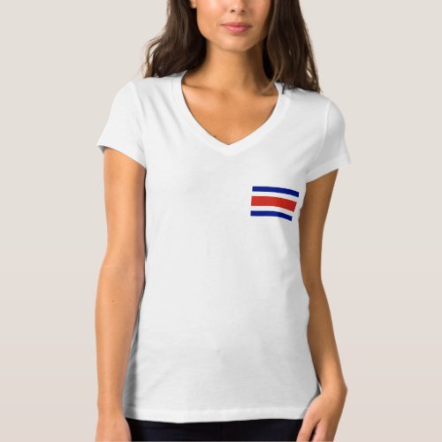 Costa Rica Civil Flag T_Shirt