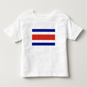 Costa Rica Civil Flag Toddler T-shirt