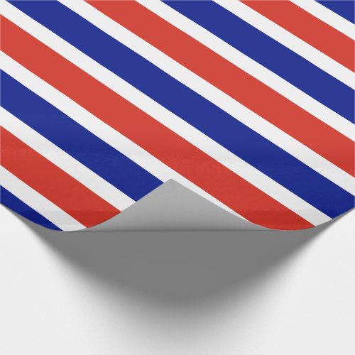 Costa Rica Civil Flag Wrapping Paper