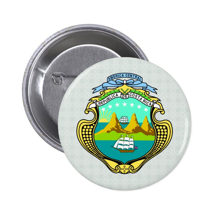 Costa Rica Coat of Arms detail Buttons