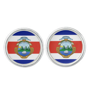 Costa Rica (coat of arms/ flag) Cufflinks