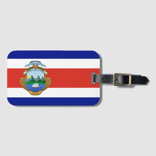 Costa Rica coat of arms flag Luggage Tag