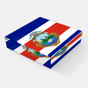 Costa Rica (coat of arms/ flag) Paperweight