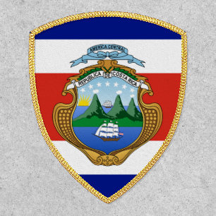 Costa Rica (coat of arms/ flag) Patch