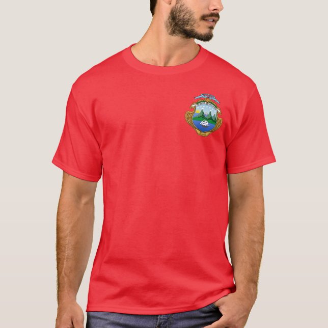 Costa Rica (coat of arms/ flag) T-Shirt (Front)