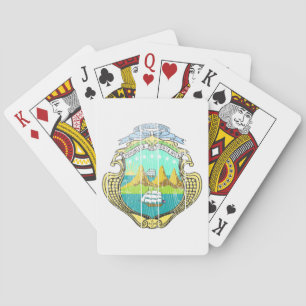 Costa Rica Coat Of Arms Poker Cards