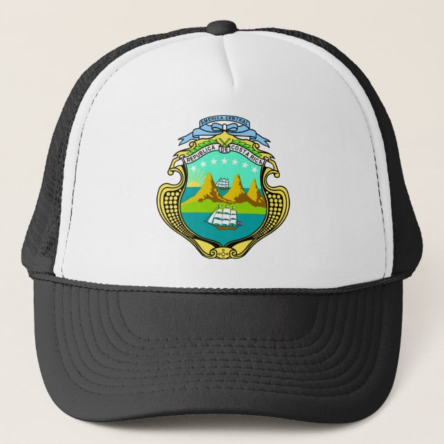 Costa Rica coat of arms Trucker Hat (Front)