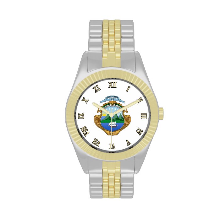 Costa Rica Coat of Arms Wristwatch