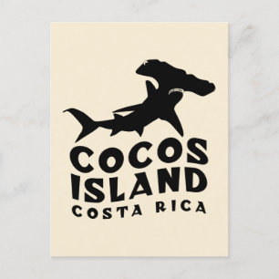 Costa Rica Cocos Island Hammerhead Diving Postcard