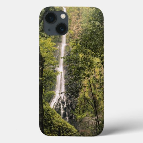 Costa Rica Cocos Island Wafer Bay Waterfall iPhone 13 Case