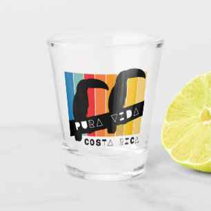 Costa Rica Colorful Toucan Pura Vida Souvenir Shot Glass