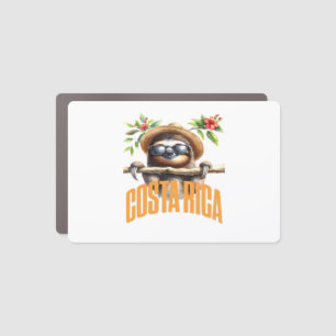 Costa Rica cool sloth Classic T-Shirt Car Magnet
