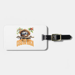 Costa Rica cool sloth Classic T-Shirt Luggage Tag