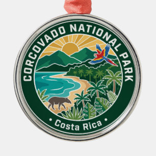 Costa Rica Corcovado National Park Metal Ornament