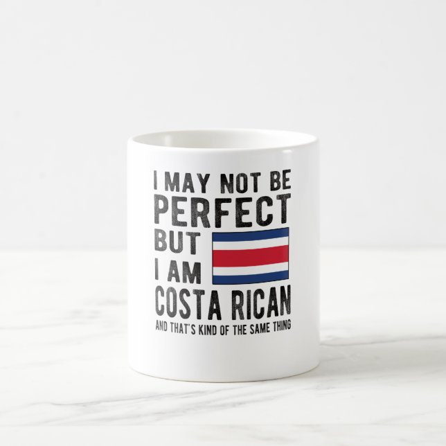 Costa Rica Costa Rican Roots Costa Rica Flag Coffee Mug (Center)