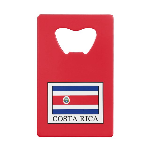 Costa Rica Credit Card Bottle Opener (Front)