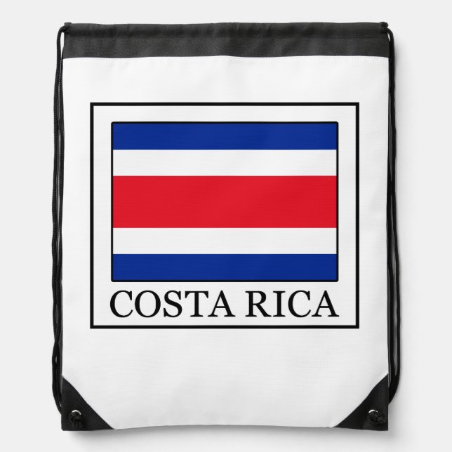Costa Rica Drawstring Bag (Front)