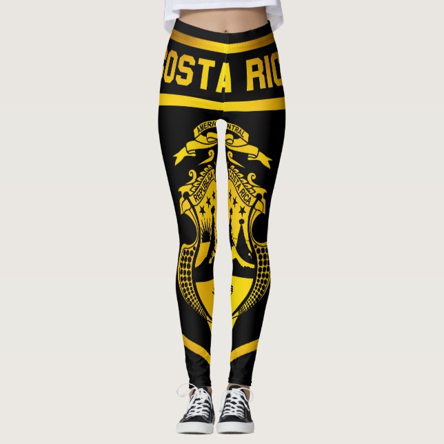 Costa Rica Emblem Leggings (Front)