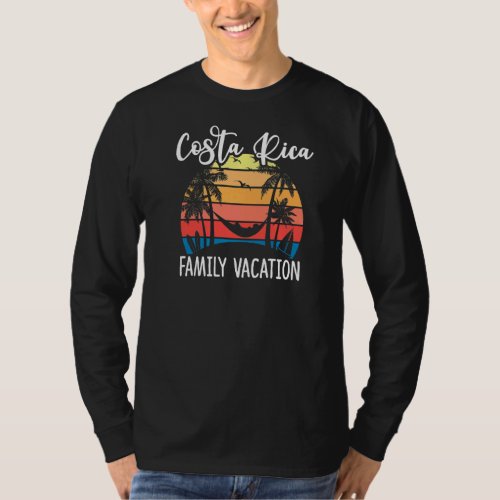 Costa Rica Family Vacation Holiday Matching Group  T_Shirt