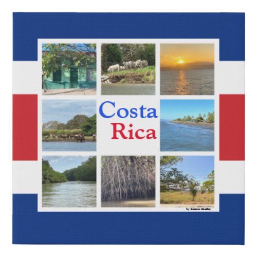Costa Rica   Faux Canvas Print
