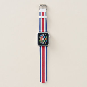 Costa Rica Flag Apple Watch Band