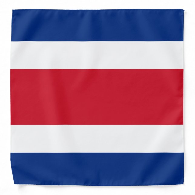 Costa Rica flag Bandana (Front)