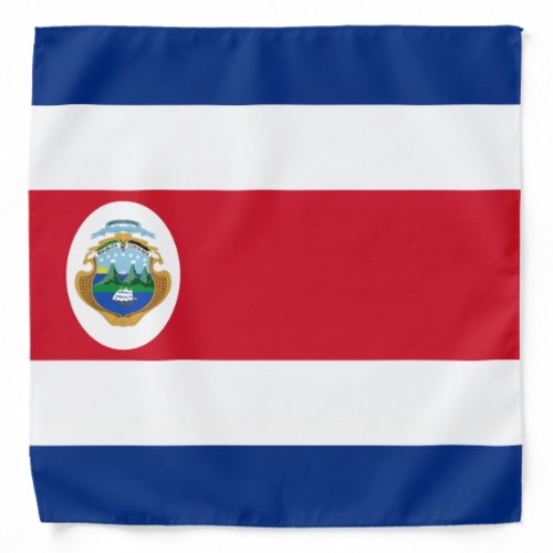 Costa Rica flag Bandana