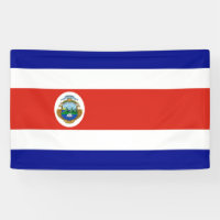 Costa Rica flag Banner