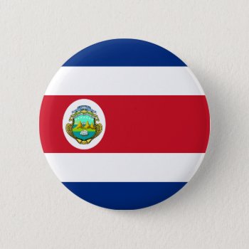 Costa Rica Flag Button by FlagWare at Zazzle