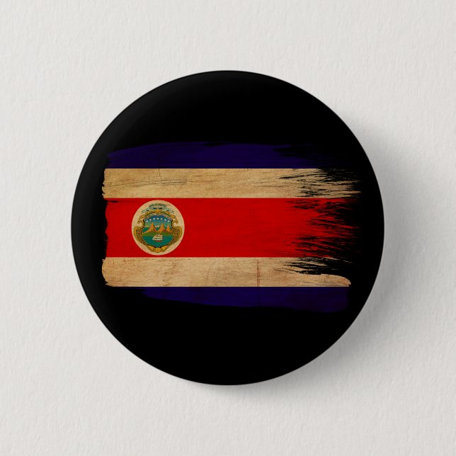 Costa Rica Flag Button (Front)