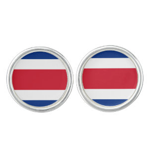 Costa Rica Flag Cufflinks