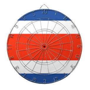 Costa Rica Flag Dart Board