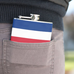 Costa Rica flag Flask
