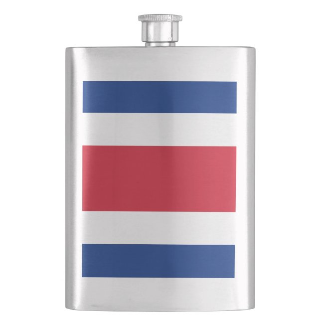 Costa Rica flag Flask (Front)