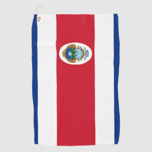 Costa Rica flag  Golf Towel