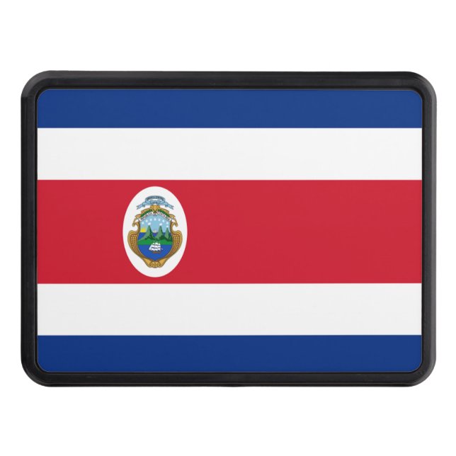 Costa Rica flag   Hitch Cover (Front)