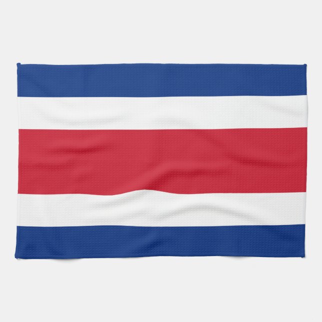 Costa Rica flag Kitchen Towel (Horizontal)