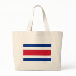 Costa Rica Flag Large Tote Bag Costa Rica Flag Large Tote Bag
