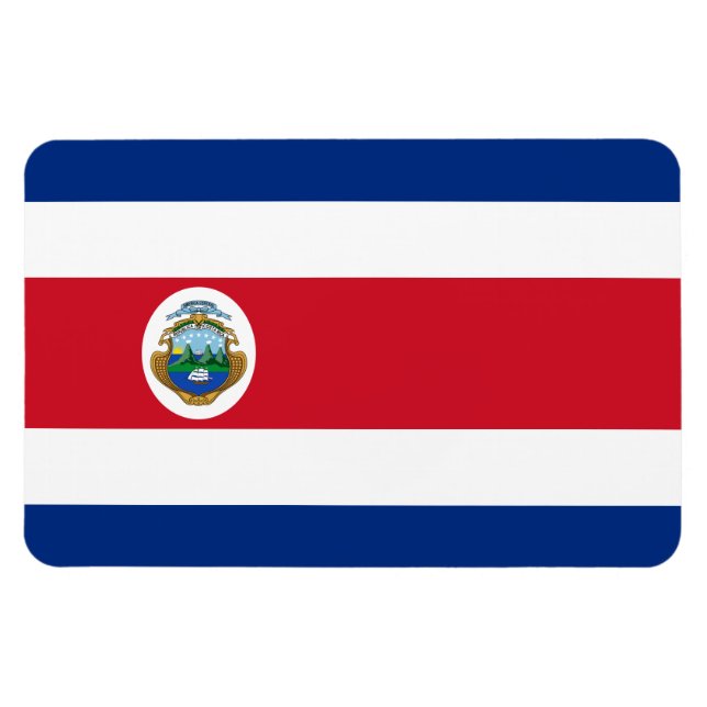 Costa Rica Flag Magnet (Horizontal)