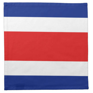 Costa Rica Flag Napkin