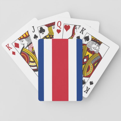 Costa Rica Flag Playing Cards