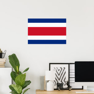 Costa Rica flag Poster