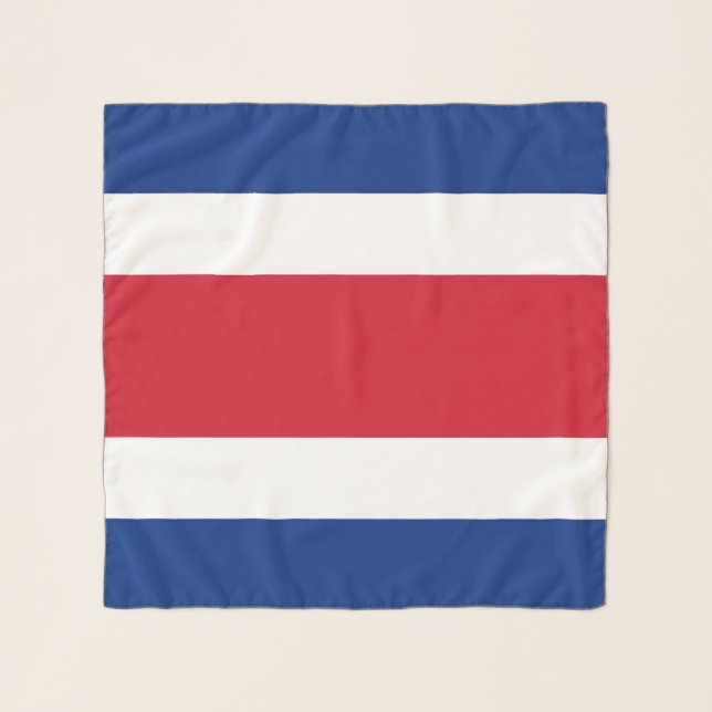 Costa Rica flag Scarf (Front)