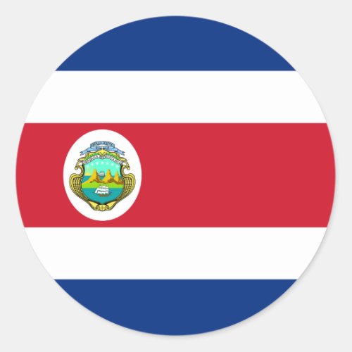 Costa Rica Flag Sticker