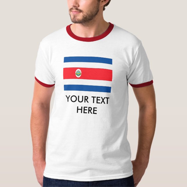 Costa Rica Flag T-Shirt (Front)